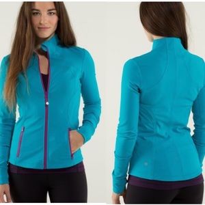 lululemon athletica Blue Jacket with Purple Accents